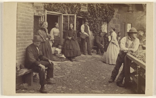 A sketch at Shanklin. April 1866; Brown & Wheeler; April 1866; Albumen silver print