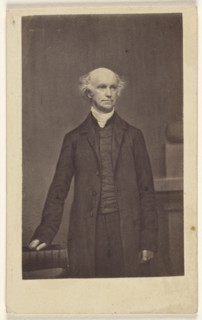 balding man, standing; Attributed to Mathew B. Brady, American, about 1823 - 1896, 1860 - 1861; Albumen silver print