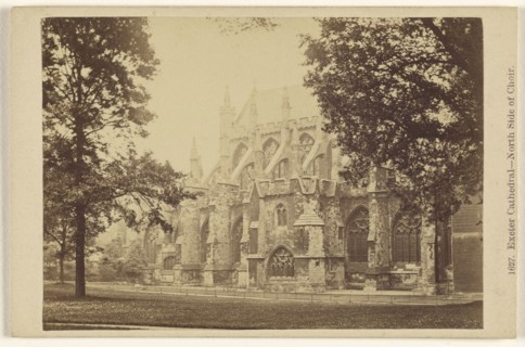 Exeter Cathedral, North Side of Choir; Francis Bedford, English, 1815,1816 - 1894, 1862 - 1865; Albumen silver print
