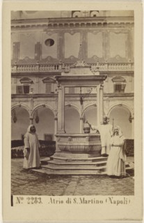 Atrio di S. Martino, Napoli, Sommer & Behles, Italian, 1867 - 1874, 1865 - 1867; Albumen silver print