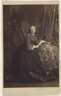 woman, seated; Camille Silvy, French, 1834 - 1910, about 1866; Albumen silver print