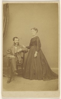 Henry & Corneil Creigton nee Rhorbach. 1865; D. Campbell, Canadian, active 1860s, 1865; Albumen silver print