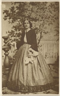 Eliz. Landrine. Mrs. Henry Holt; negative 1865 - 1870; print about 1930; Sepia toned gelatin silver print