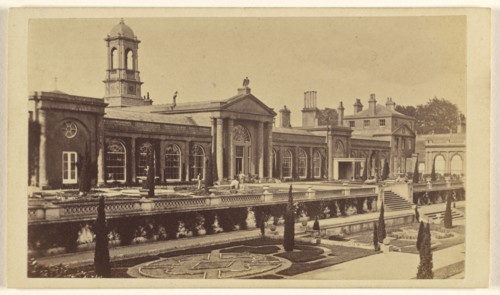 Bowood. Marquis of Landsdowne...Italian Gardens; E. Flukes & Co; about 1865; Albumen silver print