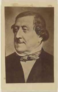 Gioachino Antonio Rossini, 1792 - 1868, 1865 - 1868; Albumen silver print