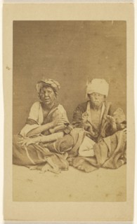 Lepreux a Jerusalem; Wilhelm Hammerschmidt, German, born Prussia, died 1869, 1865 - 1870; Albumen silver print