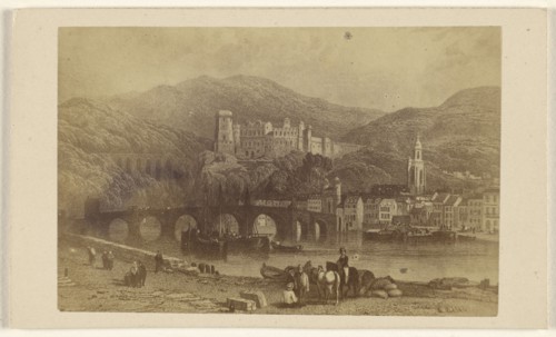Chateau d'Heidelberg; L. De Lucy, French, active 1860s, 1865 - 1870; Albumen silver print
