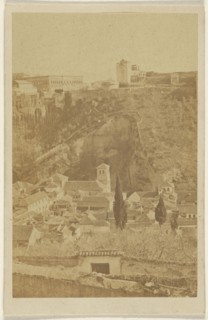 View of the Alhambra, Spain; 1865 - 1870; Albumen silver print
