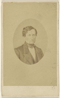 man, printed in vignette-style; James Earle McClees, American, 1821 - 1887, 1862 - 1865; Albumen silver print