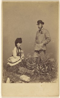 Capt. & Mrs. Charles Bulkeley, ?, Thomas Edge, British, active 1850s - 1870s, 1860s; Albumen silver print
