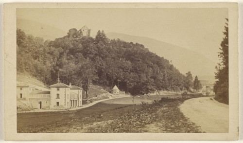 Uriage. Blanchisserie; Davanne & Aléo; 1865 - 1870; Albumen silver print