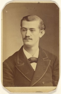 man with moustache; Frederick Gutekunst, American, 1831 - 1917, 1865 - 1875; Albumen silver print