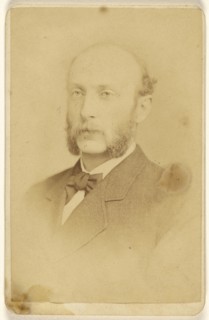man with moustache and muttonchops; Frederick Gutekunst, American, 1831 - 1917, 1865 - 1875; Albumen silver print
