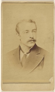 man with moustache; Frederick Gutekunst, American, 1831 - 1917, 1865 - 1875; Albumen silver print