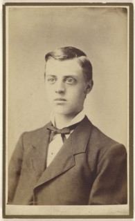 Bust portrait of an  man; Miller & Company; about 1880; Albumen silver print