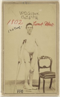 Wm. D. Gilbert Co. C. 6th Vt. Civil War victim; American; 1862 - 1868; Albumen silver print
