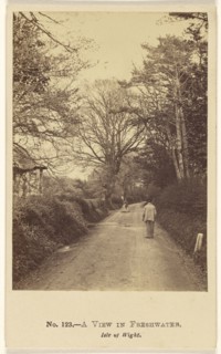 A View in Fresh Water, Isle of Wight; Frank Mason Good, English, 1839 - 1928, 1865 - 1870; Albumen silver print