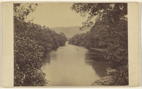 Killarney. The Old Weir Bridge, from Dinis Island; John Hudson, Irish, active Glasgow, Scotland 1860s - 1870s, 1865 - 1870