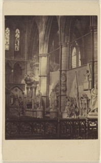 Westminster Abbey. Poet's Corner; George Washington Wilson, Scottish, 1823 - 1893, 1864 - 1867; Albumen silver print