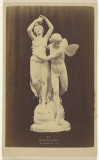 Zephyr and Aurora by W.C. Marshall, R.A; Negretti & Zambra, British, active 1850 - 1899, negative 1855; print about 1862
