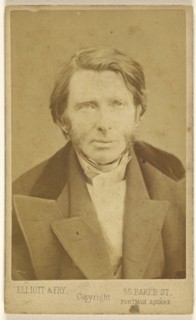 John Ruskin, 1819 - 1900, Elliott & Fry; 1865 - 1875; Albumen silver print