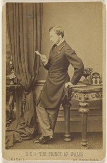 H.R.H. The Prince of Wales; John Jabez Edwin Mayall, English, 1813 - 1901, England, Europe; 1862 - 1864; Albumen silver print