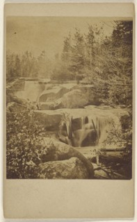 Dianas Baths, North Conway, N.H; American; 1865 - 1870; Albumen silver print