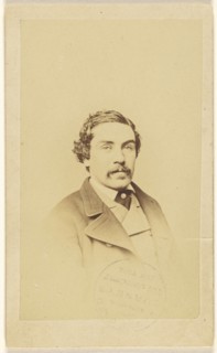 Eugene Durnin. Picture Taken when He Was Recovering from injuries in Civil War; Jeremiah Gurney & Son; 1865 - 1875; Albumen