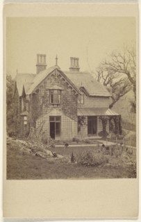 house at Ventnor, England; F. Moor, English, active Ventnor, Isle of Wight, England 1860s, about 1865; Albumen silver print
