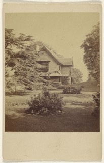 house at Ventnor, England; F. Moor, English, active Ventnor, Isle of Wight, England 1860s, about 1865; Albumen silver print