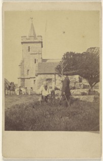 Godshill Church, Isle of Wight; F. Moor, English, active Ventnor, Isle of Wight, England 1860s, 1865 - 1866; Albumen silver
