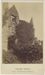 Ludlow Castle. The Elizabethan Buildings; Henry Peach Robinson, British, 1830 - 1901, 1870 - 1875; Albumen silver print