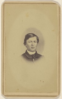 man, printed in vignette-style; Peter S. Weaver, American, active Hanover, Pennsylvania 1860s - 1910s, 1865-1870; Albumen