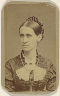 woman, in 3,4 profile; J.H. Reed, American, active Clinton, Iowa 1880s, 1870 - 1880; Albumen silver print