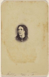 Ella - woman with long curls; James S. Woodley, American, active 1860s, 1865 - 1875; Albumen silver print