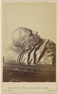 Abbotsford. Cast of Scott after death; George Washington Wilson, Scottish, 1823 - 1893, September 20, 1865; Albumen silver