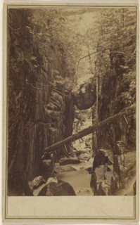 Flume Franconia; Attributed to John P. Soule, American, 1827 - 1904, 1870s; Albumen silver print
