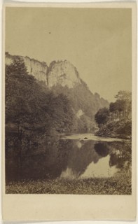 High Tor Matlock; British; October 28, 1865; Albumen silver print