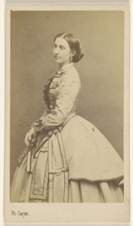 woman, standing; étienne Carjat, French, 1828 - 1906, 1865 - 1870; Albumen silver print