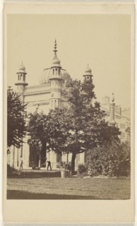 Pavillion sic. Brighton; William H. Mason, British, active Brighton, England 1860s, 1864 - 1865; Albumen silver print