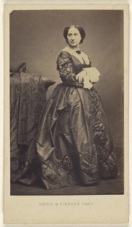 woman standing; Mayer & Pierson, French, active 1855 - 1878, 1865 - 1874; Albumen silver print