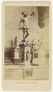 Perseus with head of Andromeda - In the Loggie Florence; Fratelli Alinari, Italian, founded 1852, 1865 - 1867; Albumen silver