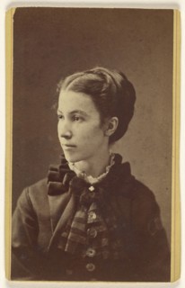 Mrs. Susie Wilson. Columbus, Ohio, Feby 1875; L. M. Baker, American, 1834 - 1924, February 1875; Albumen silver print