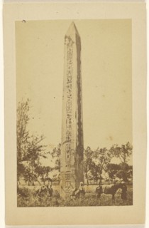 Obelisque d'Ileiopolis; Wilhelm Hammerschmidt, German, born Prussia, died 1869, 1865 - 1870; Albumen silver print