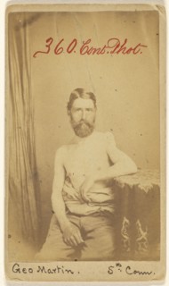 Geo. Martin, 5th Conn. Civil War victim; S. Friedlaender, American, active 1860s, 1864 - 1866; Albumen silver print