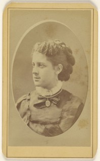 A young woman named Jessie, in 3,4 profile, printed in quasi-oval style; Thomas Walker Cridland, American, active 1850s - 1880s
