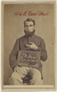 J.W. Adams, F 2 N.T.H.A. 20757 d, Civil War victim; American; 1862 - 1872; Albumen silver print