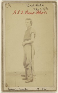Edwin Wells, 17. Vt. Civil War victim; American; 1864 - 1870; Albumen silver print