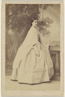 woman, standing; Camille Silvy, French, 1834 - 1910, 1862-1865; Albumen silver print