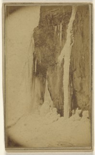 falls, near Niagara Falls, New York; Samuel J. Mason, American, active Niagara Falls, New York 1860s, 1865 - 1870; Albumen